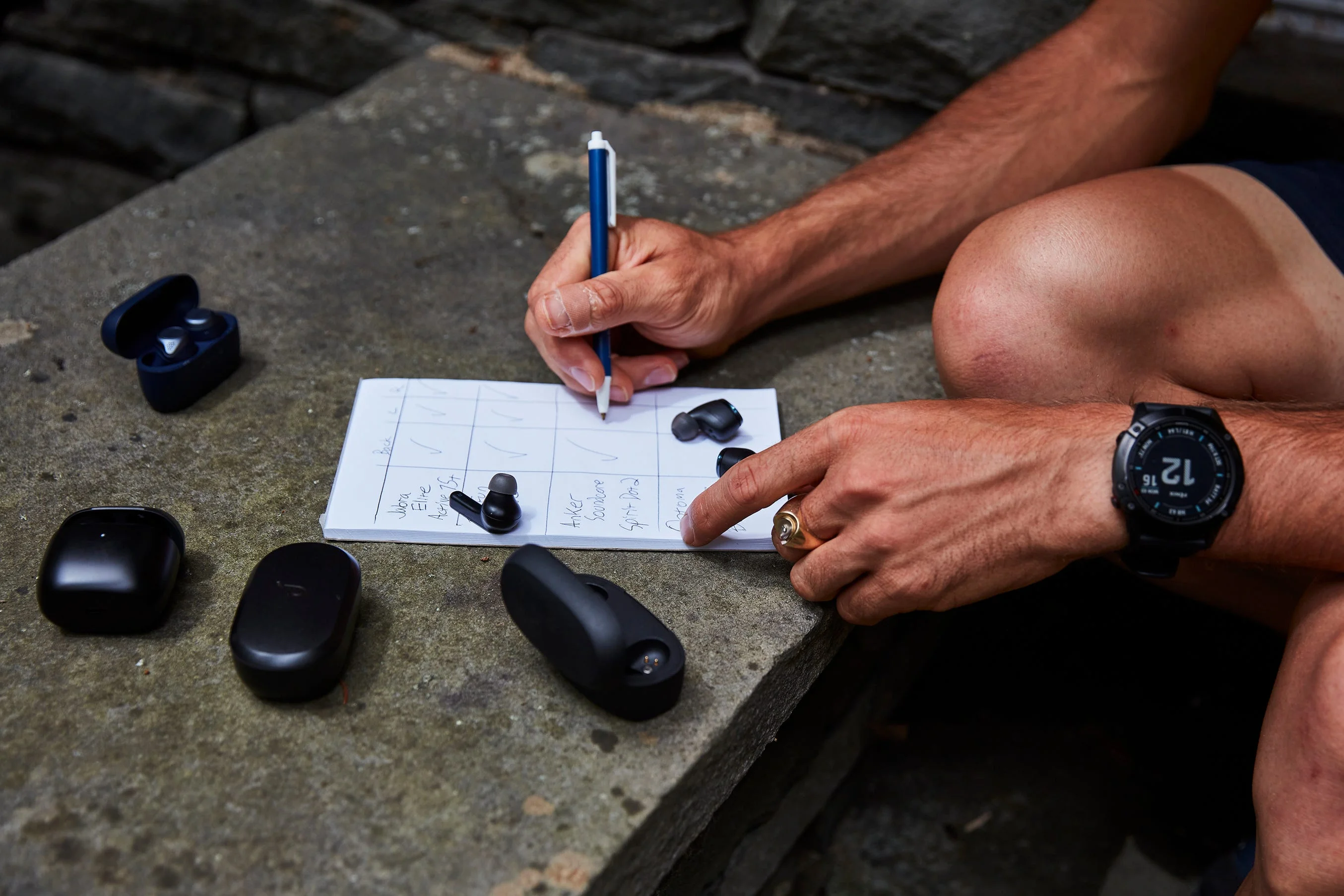 RWD wireless earbud testing
