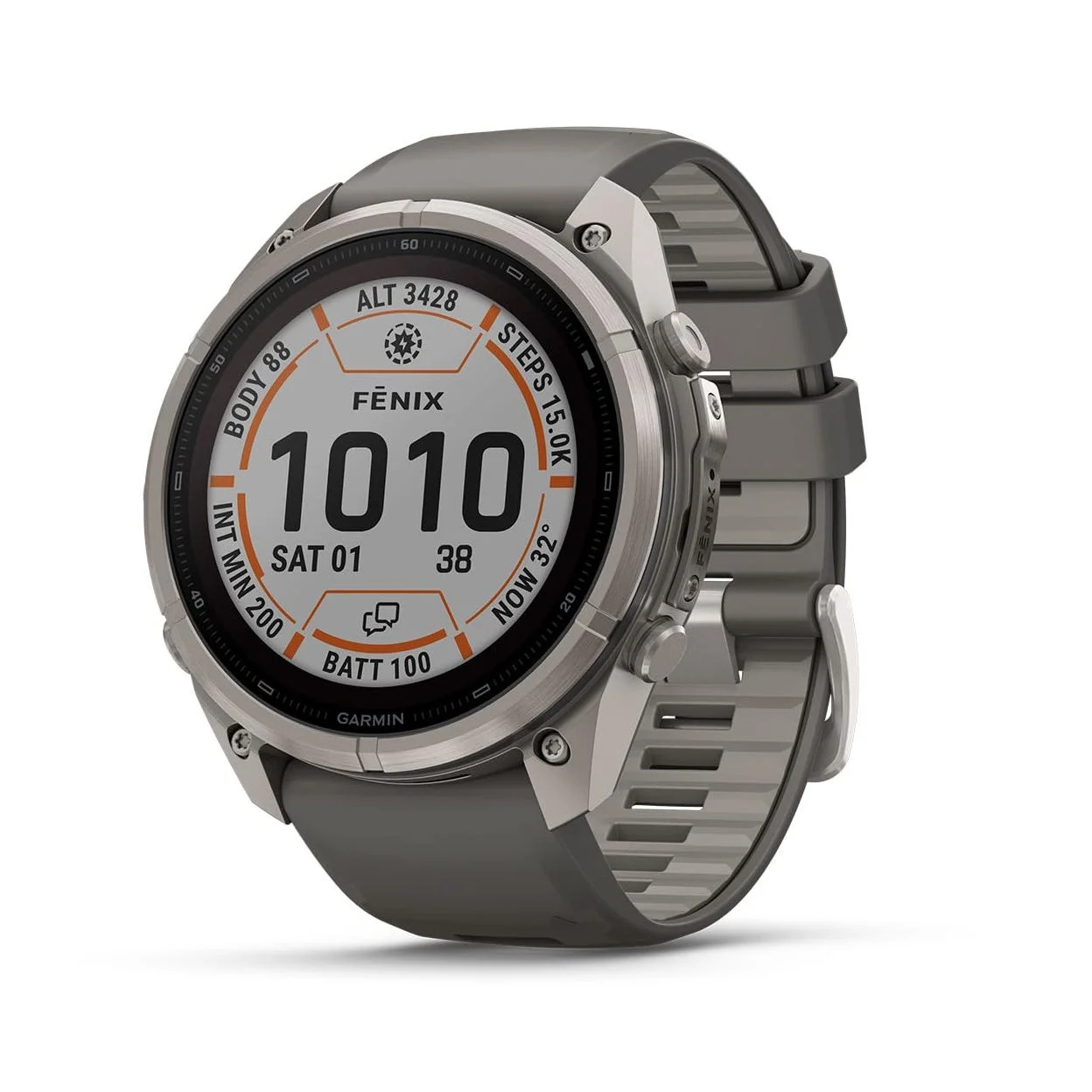 Fenix 9 Pro Solar, inReach, Titanium, 51mm