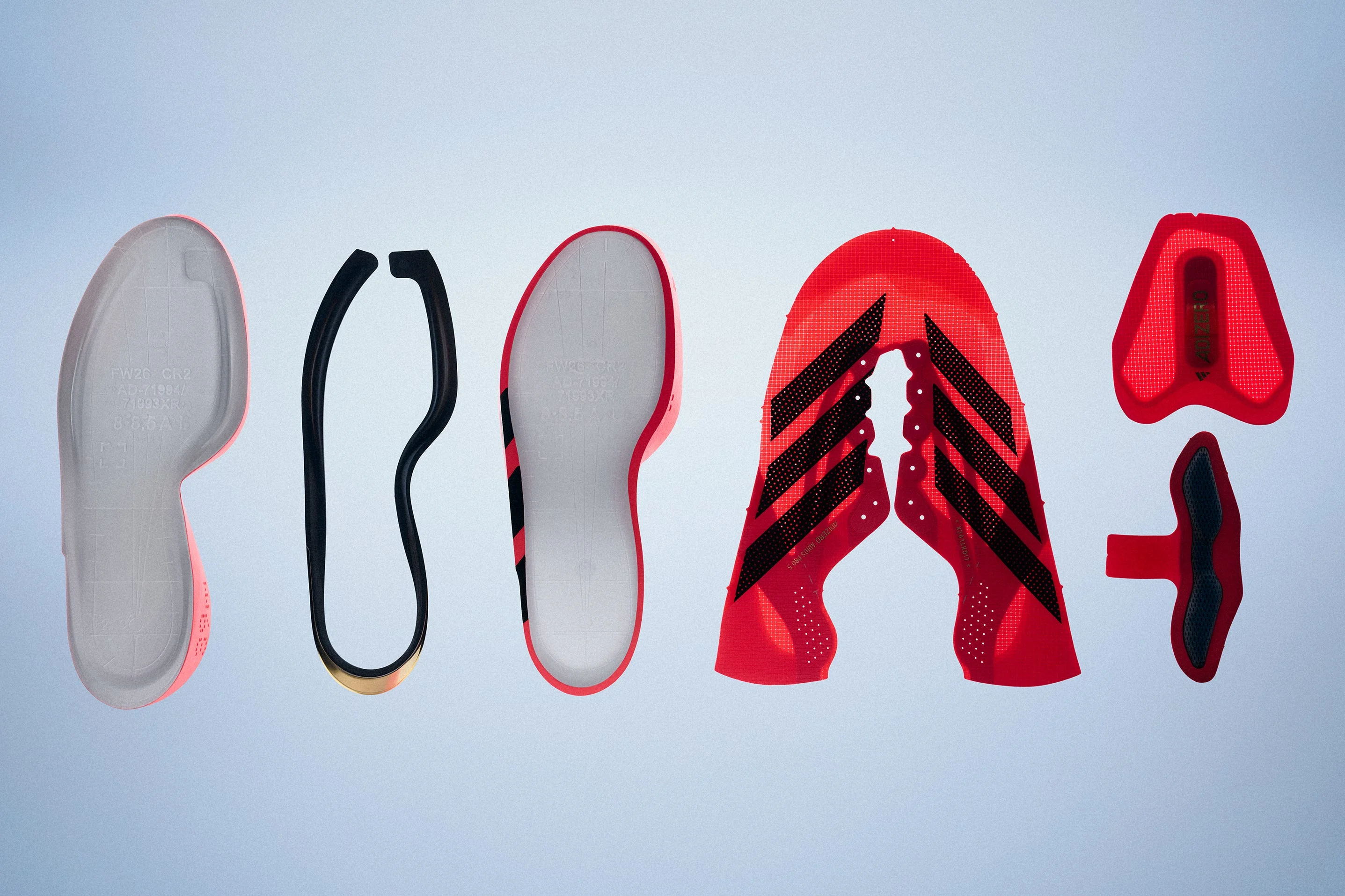 The components of the Adidas Adizero Adios Pro 5