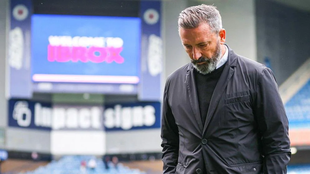 Derek McInnes at Ibrox